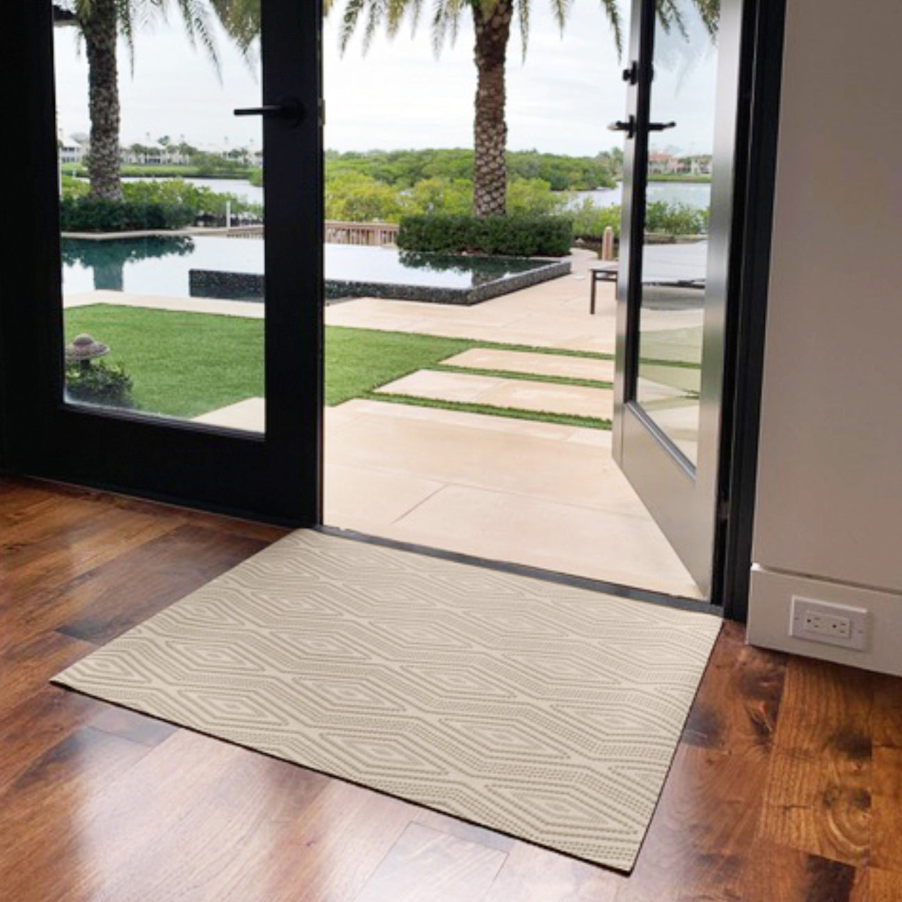 Abert Non-Slip Outdoor Doormat  Door mat, Outdoor door mat, Large door mats